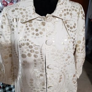 Beautiful Cream an Gold Petite Balero